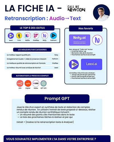 Audio vers texte par l'IA